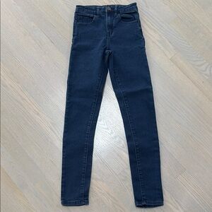 Forever 21 Blue Skinny Jeans High-Waisted Stretch